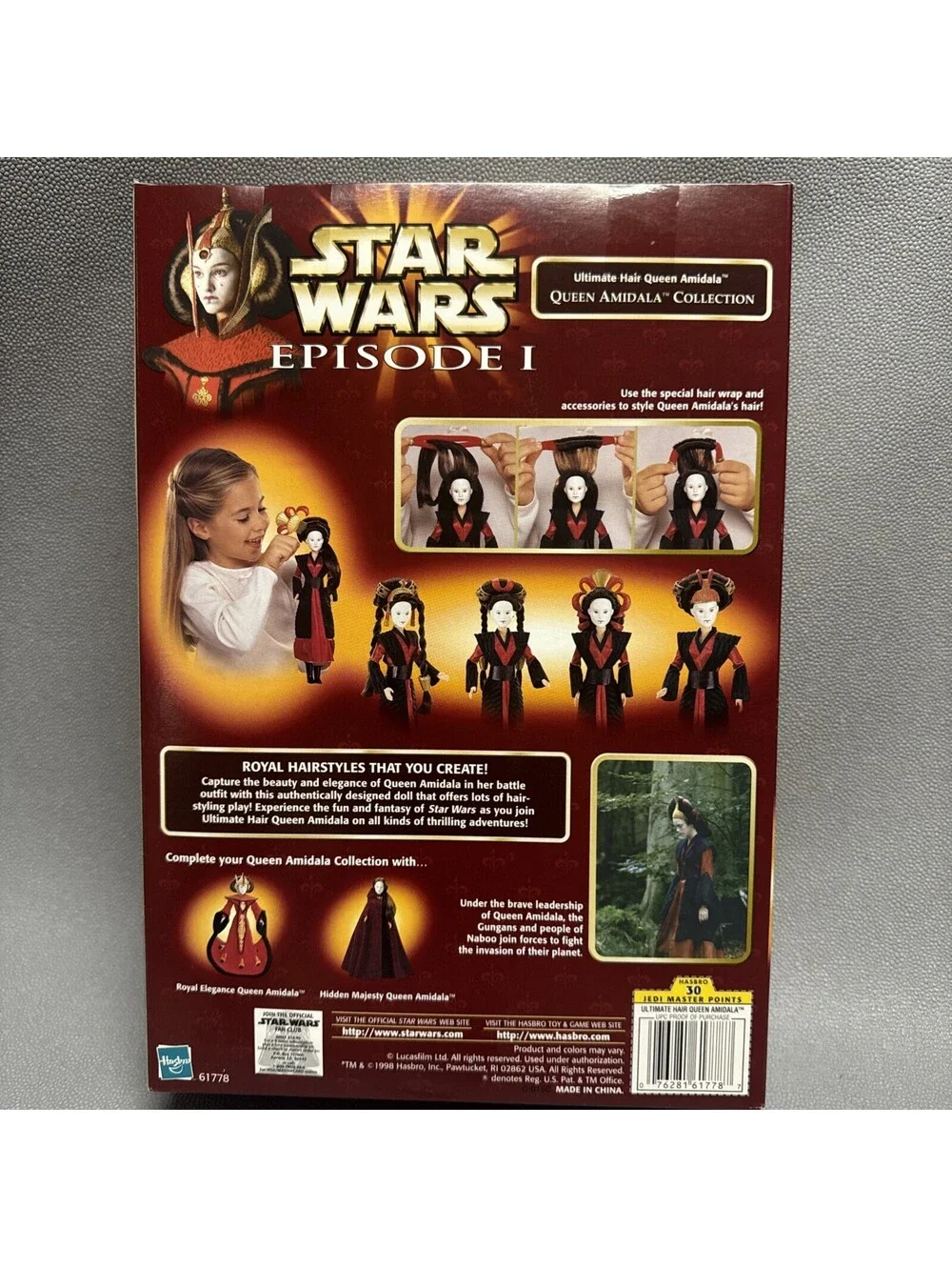 Hasbro Star Wars Episode I Ultimate Hair Queen Amidala - Queen Amidala...